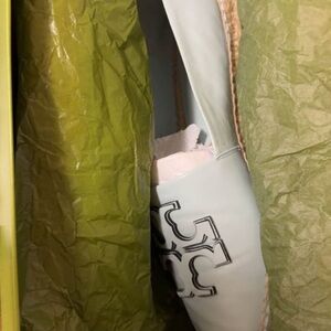 Tory Burch Espadrilles in Soft Blue and White